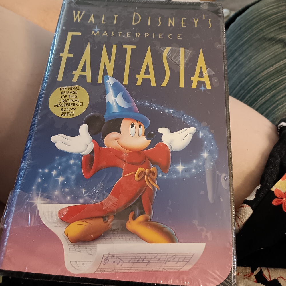 Disney Fantasia VHS - Blue and Red